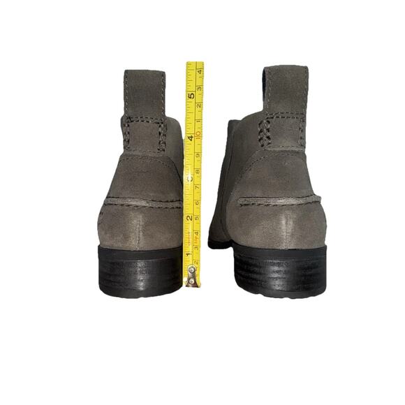 UGG Sz 7 Suede Leather Ankle Boots Womens Aureo II Slate Grey NWOT - Picture 3 of 9